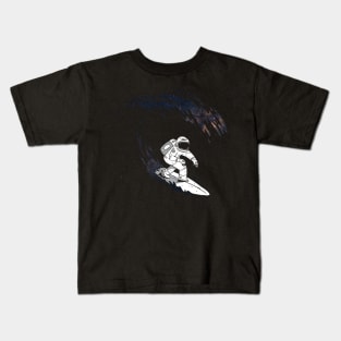 Astronaut Space Surfer Kids T-Shirt